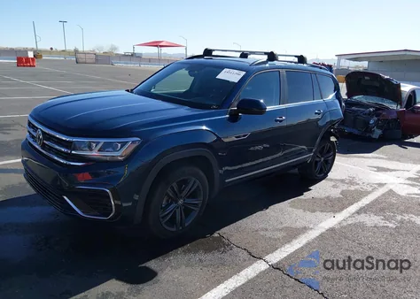 2021 Volkswagen Atlas 3.6L V6 Se W/Technology R-Line from USA, damaged, VIN 1V2PR2CA5MC511226